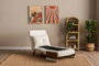 Atelier Del Sofa Cosmo Single - Teddy Fabric-White
